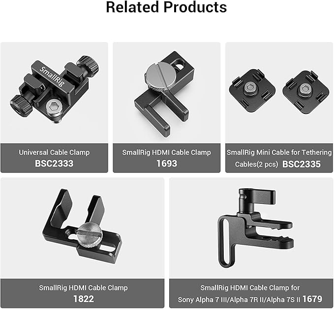 SmallRig Universal Spring Cable Clamp MD2418 - Image 6