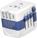 Universal Travel Adapter, International Plug Adapter, WAUDM All in One by WAUDM