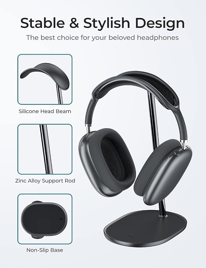 BENKS Desktop Headphone Stand Universal Headset Holder Hanger Mount - Image 3