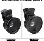 Cell Phone Lens Attachment, 2 in 1 Clip-on Mobile Phone 0.45X Wide Angle + - Image 9