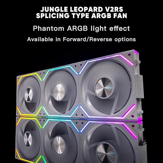 Jungle Leopard Interstellar V2 RS 120mm Case Fan Infinity Mirror Module - Image 2