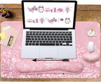 Large Mouse Pad and Keyboard Wrist Rest, Desk Pad - Image 6