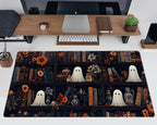 Cute Ghost Desk Mat Dark Vintage Large Mouse Pad Gaming Black Mouse Pad XXL - Image 2