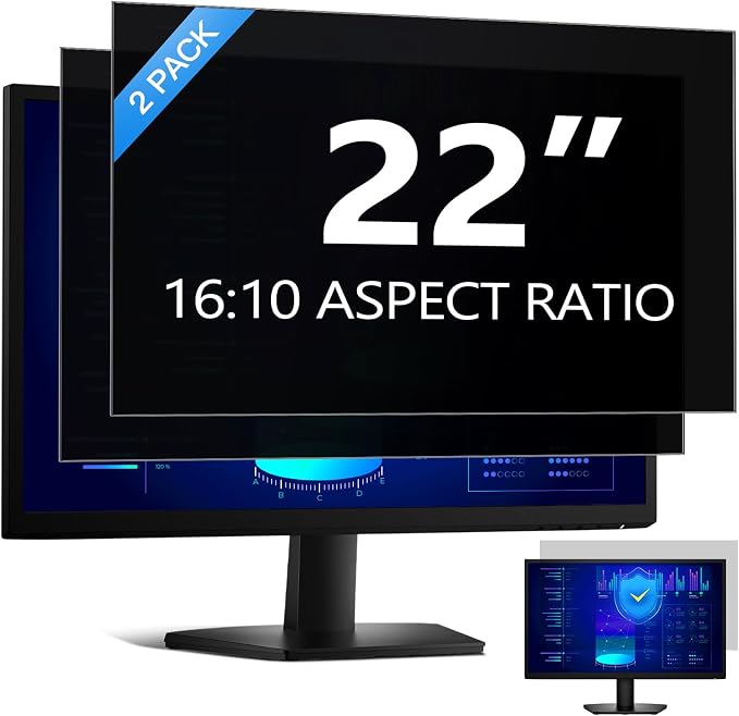 22 Inch Computer Privacy Screen Filter by EASGES