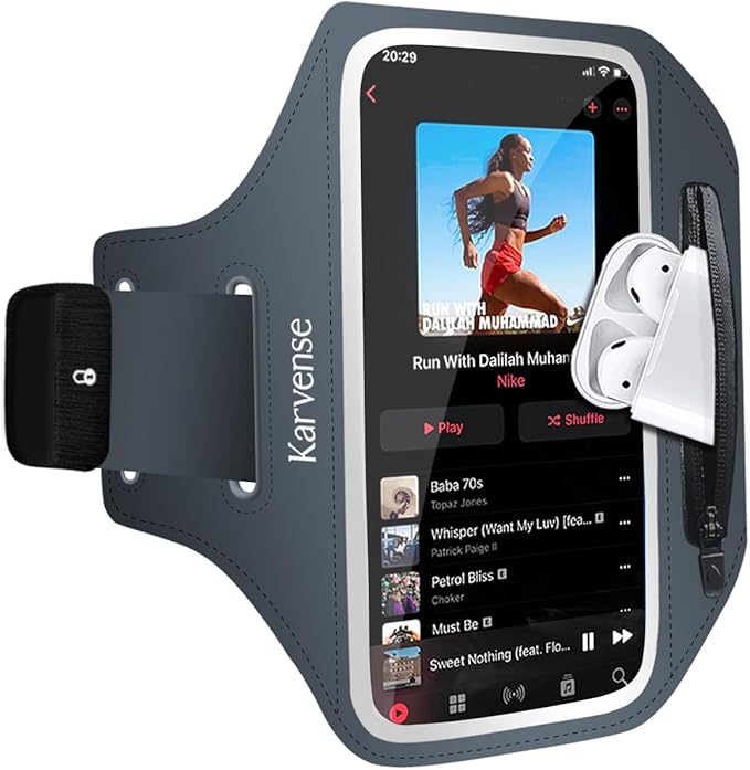 Phone Holder for Running-Arm Band for Running for iPhone & Samsung Galaxy by Karvense