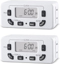 7 Day Programmable Digital Timer Outlet, Indoor Timer by Unknown