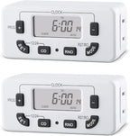 7 Day Programmable Digital Timer Outlet, Indoor Timer by Unknown