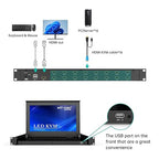 MT-VIKI 16-Port HDMI LCD KVM Console, 1U Rack Mount - Image 2