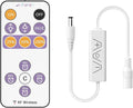 MIWISE RF Remote Dimmer for Single Color LED Strip Lights, 13-Key Wireless by MIWISE