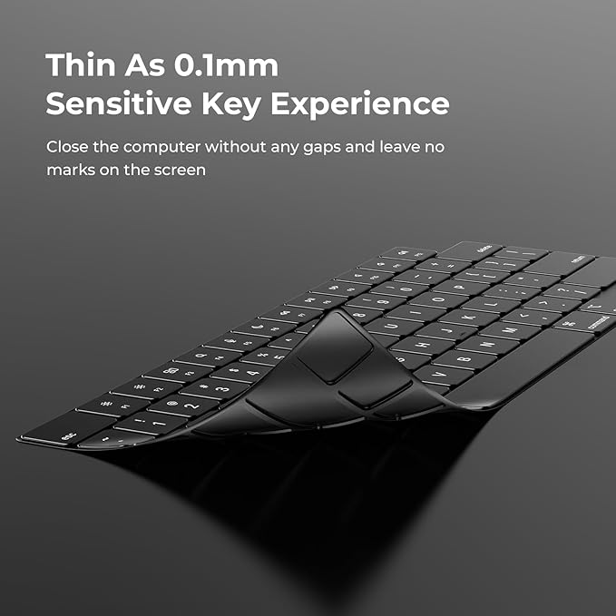 EooCoo Premium Keyboard Cover Skin Ultra Thin Protector Compatible - Image 2