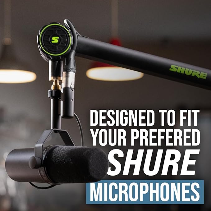 Shure by Gator Deluxe Articulating Desktop Podcasting Mic Boom Arm - Image 7