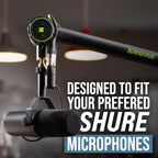 Shure by Gator Deluxe Articulating Desktop Podcasting Mic Boom Arm - Image 7