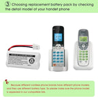 iMah BT162342/BT262342 2.4V 300mAh Ni-MH Cordless Phone Battery Pack, Also - Image 5