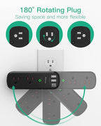 Surge Protector USB Outlet Extender - Image 2