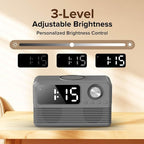 15W Fast Wireless Charger with Bluetooth Speaker and Alarm Clock Radio - Image 6