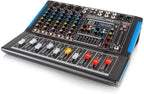 Pyle 6-Channel Console Style Audio Mixer by PyleUSA