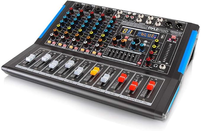 Pyle 6-Channel Console Style Audio Mixer by PyleUSA
