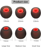 Silicone Replacement Earbud Tips Earbud Covers Ear Tips Fit - Image 2