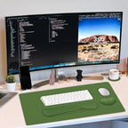 Large Keyboard Mouse Pad Set, Extended Mouse Pad+Keyboard Wrist Rest Support - Image 7