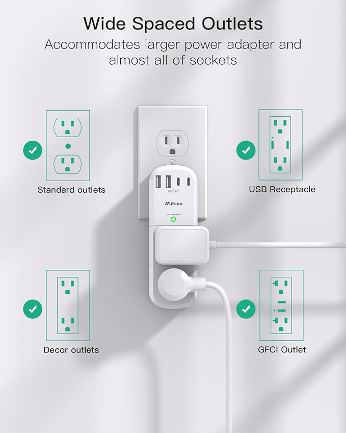 Surge Protector Outlet Extender - Image 4