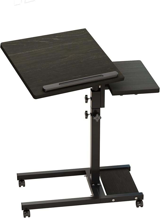 TigerDad Mobile Adjustable Height Laptop Stand PC Computer Portable Notebook - Image 3