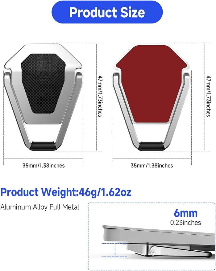 Portable Laptop Stand, Mini Aluminum Keyboard Riser, Foldable Cooling Pad - Image 6