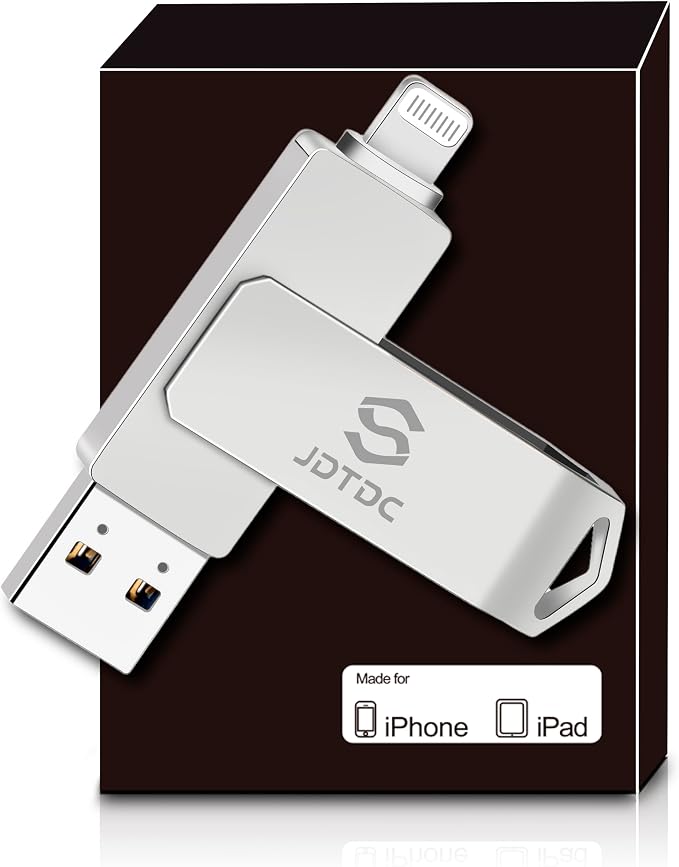 Genuine Apple MFi Certified iPhone USB Flash Drive 256GB by JSLJDTDC