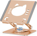 Tablet Stand 360° Rotating Aluminum Holder, Adjustable, Portable and Foldable by Aoviho