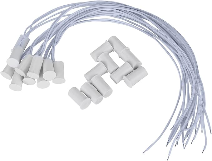 10Pcs 100VDC Recessed Door Sensor, 15mm-5mm Door Magnetic Reed Switch - Image 9