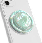 OnTheGrip Cute Natural Seashell Design Round Shape Collapsible Mobile Phone by OnTheGripofficial