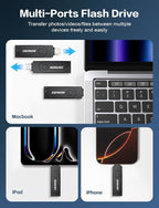 512GB Flash Drive Intended for iPhone, Memory Stick Storage Files Photos Videos - Image 2