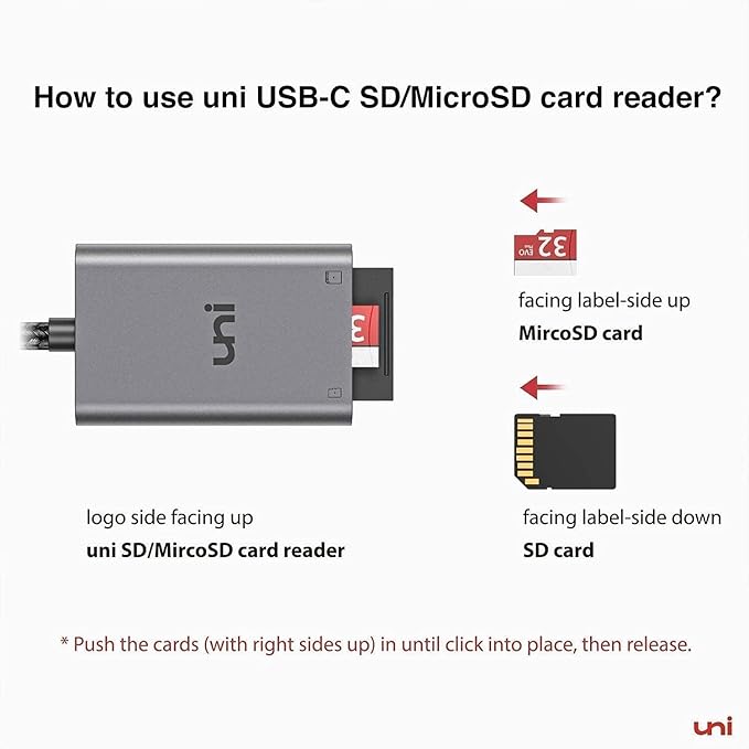 uni USB C SD Card Reader, Sturdy Micro SD Card Adapter, High-Speed USB Type C - Image 8