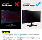 FILMEXT [2023 Upgrade 27 Inch Removable Privacy Screen Filter - Image 8