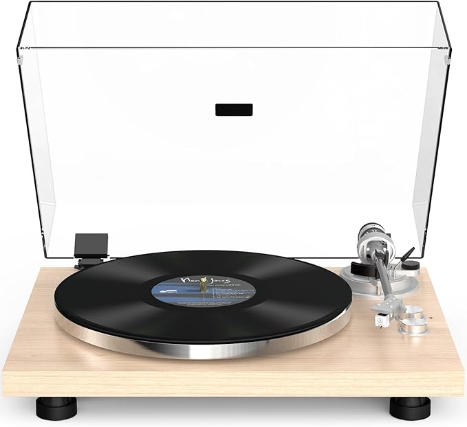 Turntable Record Player Wireless Output Carbon Fiber Tonearm Vinyl Player by Retrolife
