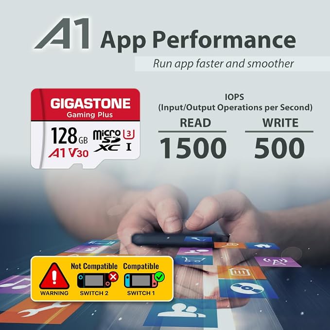 128GB Micro SD Card, Gaming Plus, MicroSDXC Memory Card - Image 7