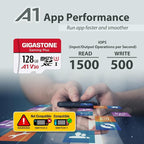 GIGASTONE Micro SD Card 128GB 5-Pack, Gaming Plus, MicroSDXC Memory Card - Image 7