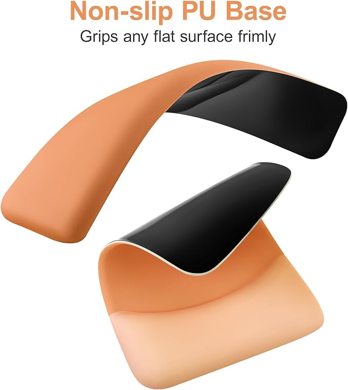 MOSISO Wrist Rest Support for Mouse Pad&Keyboard Set, Rectangular Ergonomic - Image 4