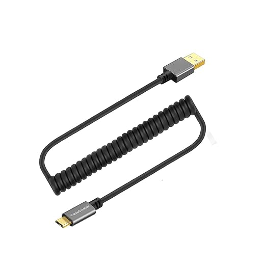 CableCreation Coiled USB to Micro USB Cable 0.56ft to 4ft, USB 2.0 A to Micro - Image 7
