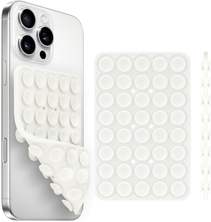 Silicone Suction Cup Phone Case Mount Double Sided, Phone Accessories by Yojaro