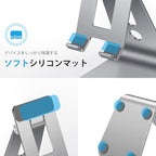 OMOTON Adjustable Tablet Stand for Desk, Upgraded Longer Arms for Greater - Image 8