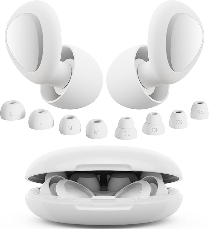 Ear Plugs for Sleeping Noise Cancelling, 45dB Reusable Silicone Ear Plugs for by EURPMASKChoosethecolorofeurope