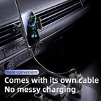 Magnetic Phone Holder Car Wireless Charger, 66W Fast Charging Phone Mount 360 - Image 6