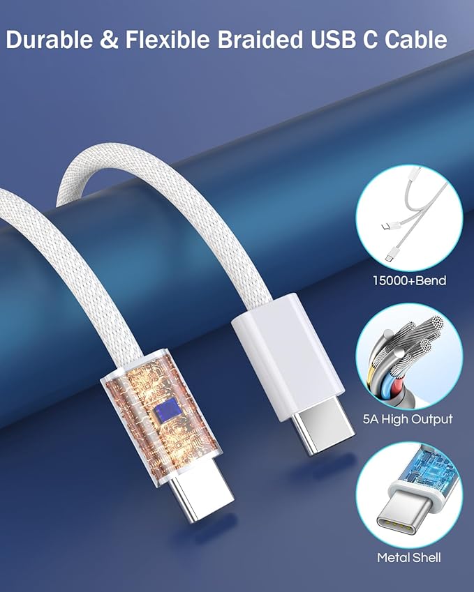 iPhone Car Charger Fast Charging, iPhone 16 Car Charger 2PACK Dual USB C PD3.0 - Image 3