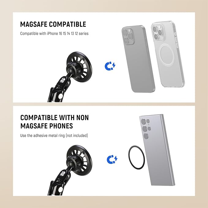NEEWER Basics Magnetic Cell Phone Holder Stand - Image 3