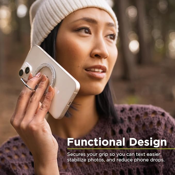 PureGear Magnetic Phone Grip Ring Stand, Magnetic Phone Ring Holder - Image 6