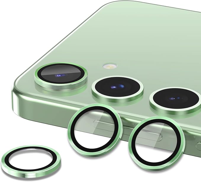 for Samsung Galaxy S25 Camera Lens Protector, Individual Metal Ring Tempered - Image 2