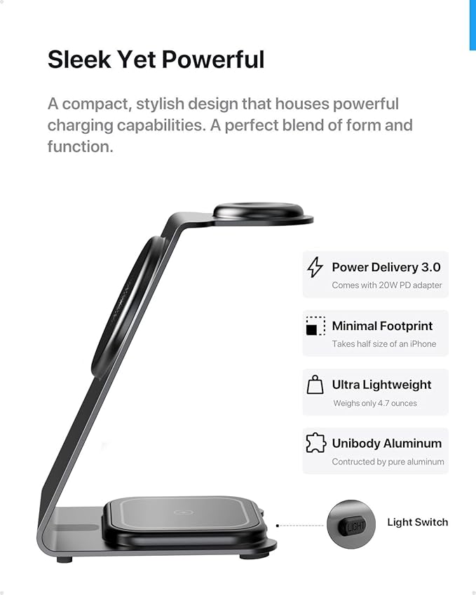 Intoval 3 in 1 Wireless Charging Station - Image 2