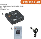 J-Tech Digital 8K HDMI 2.1 Mini Switch 2 in 1 Out 48Gbps 8K 60Hz 4K 120Hz HDR / - Image 7