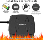 5Ft Surge Protector Power Strip - Image 6