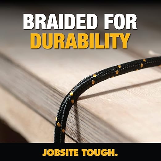 DEWALT Micro-USB to USB CableReinforced Braided Micro-USB Cable, USB to - Image 3
